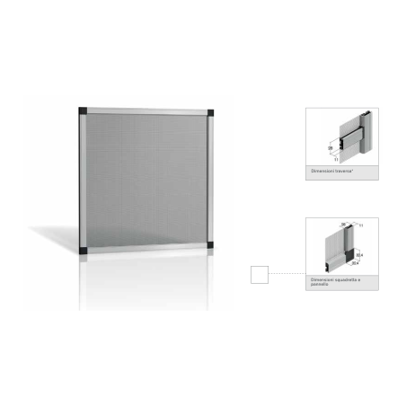 Zanzariera in alluminio